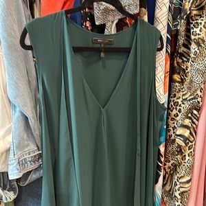 BCBGMAXAZRIA TARA CASCADE COCKTAIL DRESS